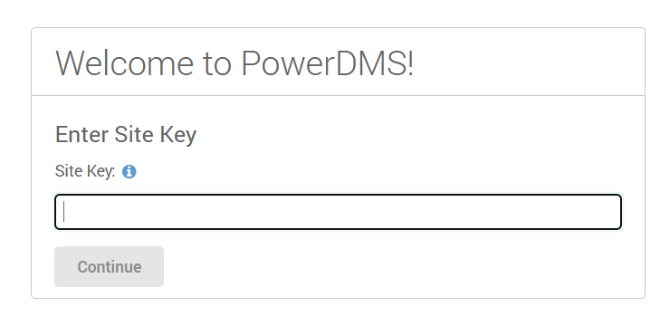 power dms login